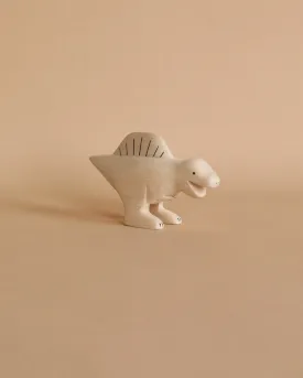 Handmade Tiny Wooden Spinosaurus Dinosaur