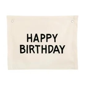 Happy Birthday Canvas Banner by Imani Collective