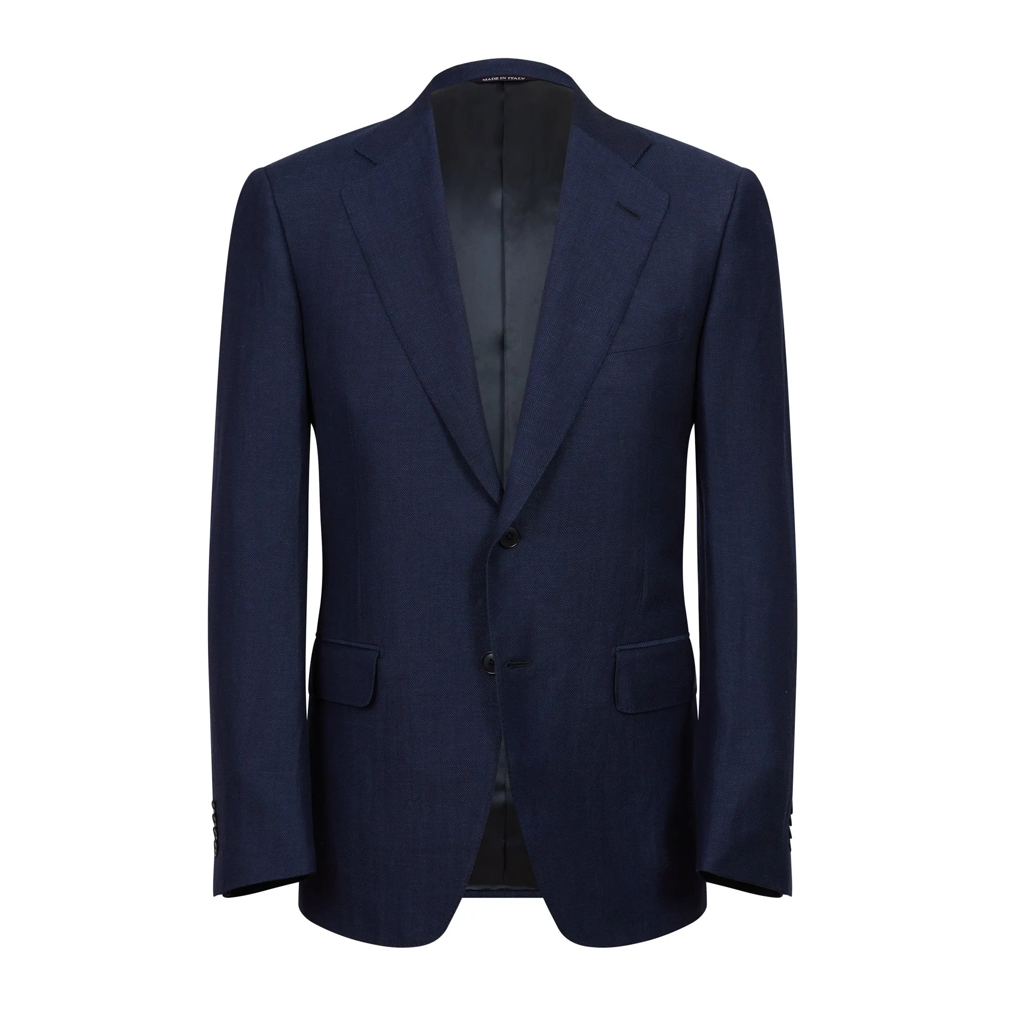 HENRY SARTORIAL HERITAGE Zegna Cross-Ply™ Plain Blazer BLUE REG