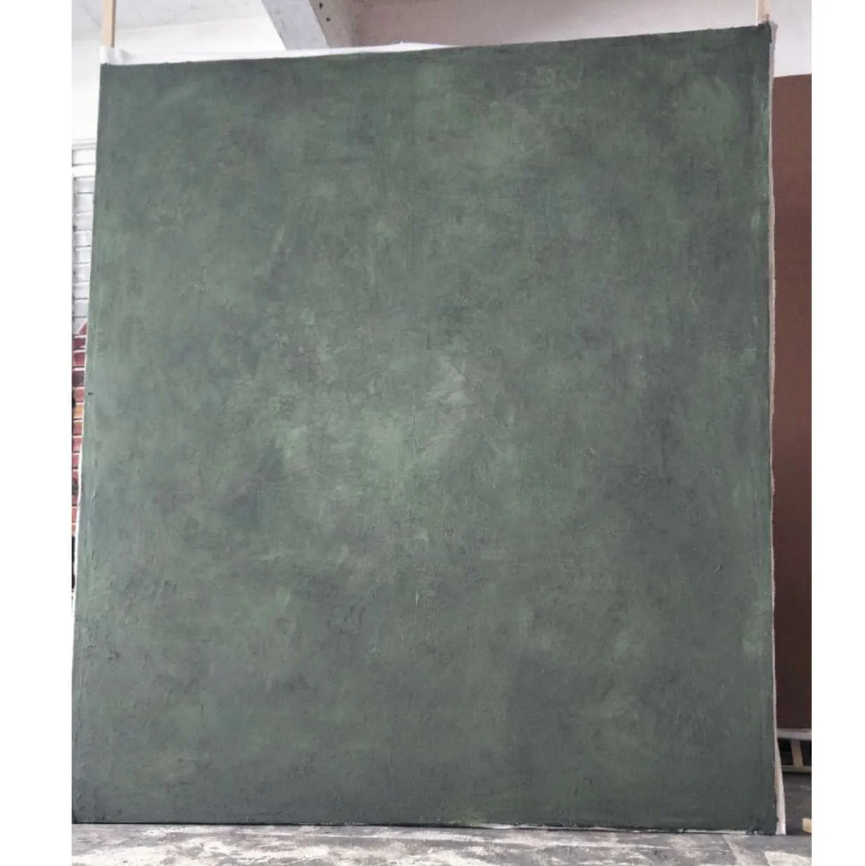 (HP-NS) 1.6 x 2m Impasto Textured Hand Painted Background - (Jade Green) As used by Glenn Norwood