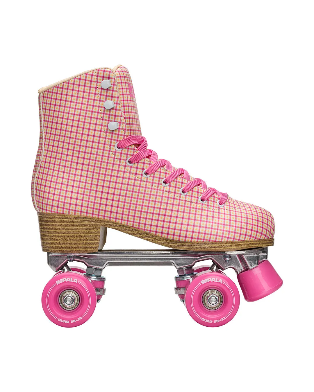 Impala Roller Skates - Pink Tartan