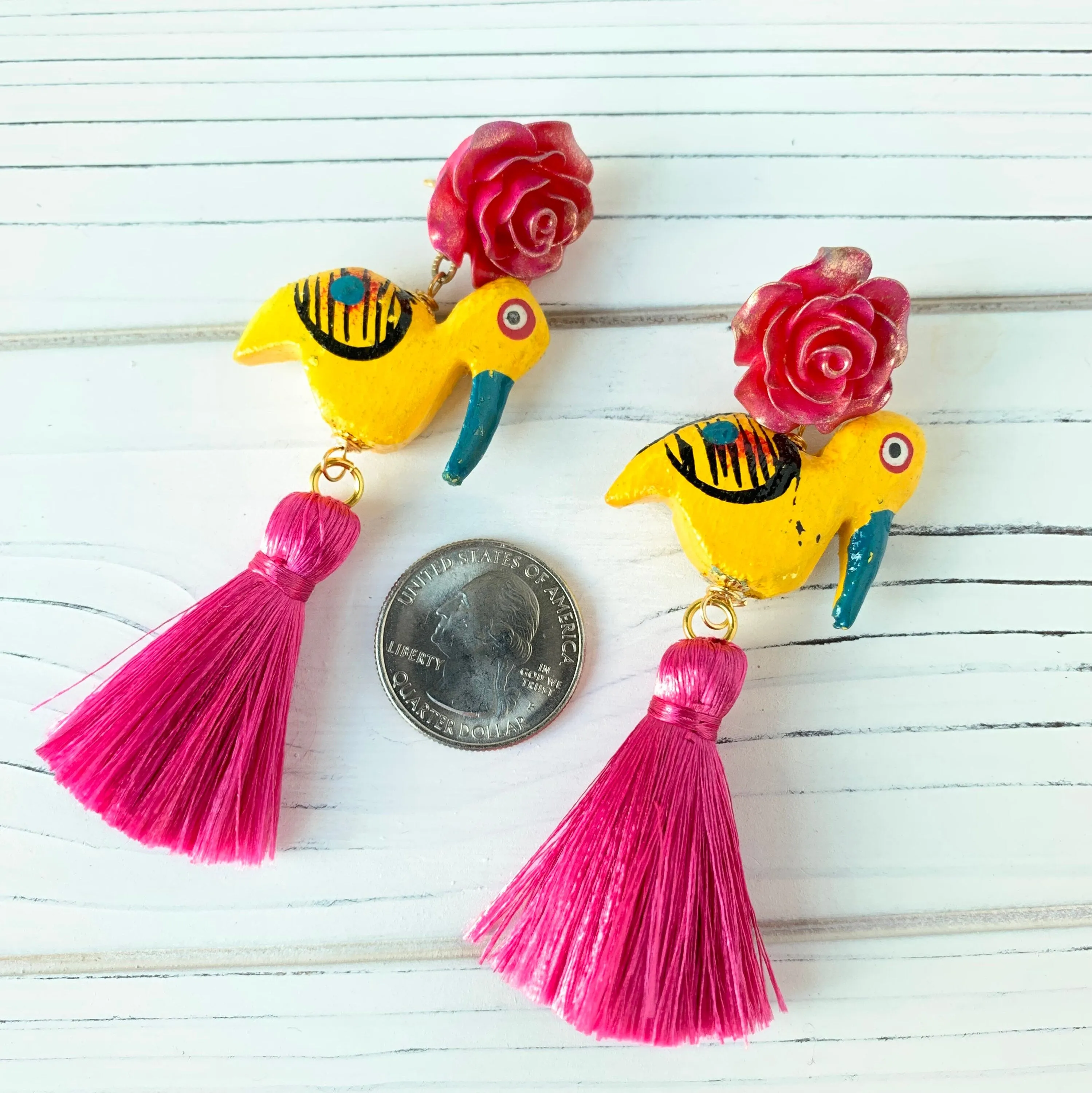 Island Bird Earrings