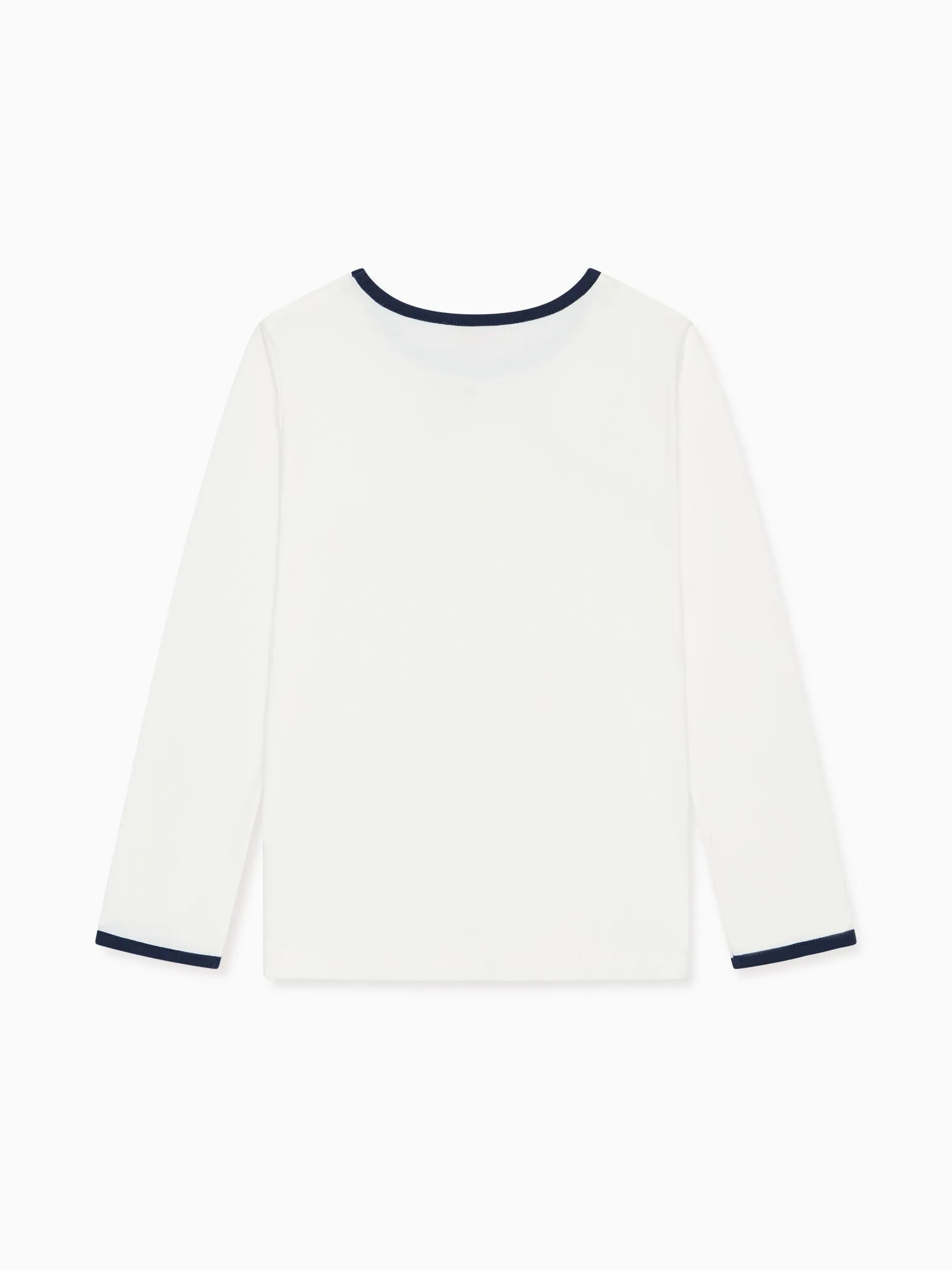 Ivory Ingrid Long Sleeve Girl Top