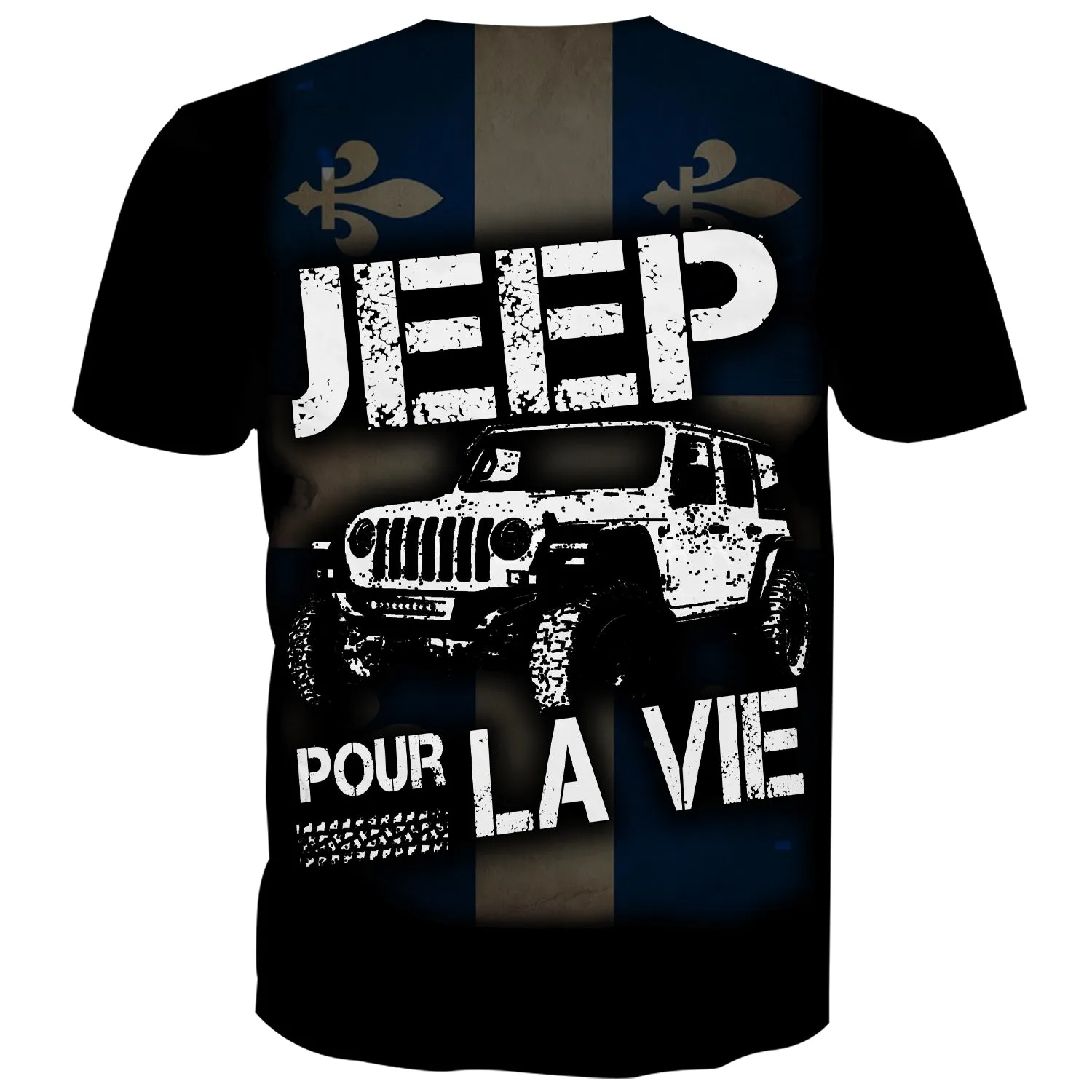 Jeep pour la vie - Quebec Flag