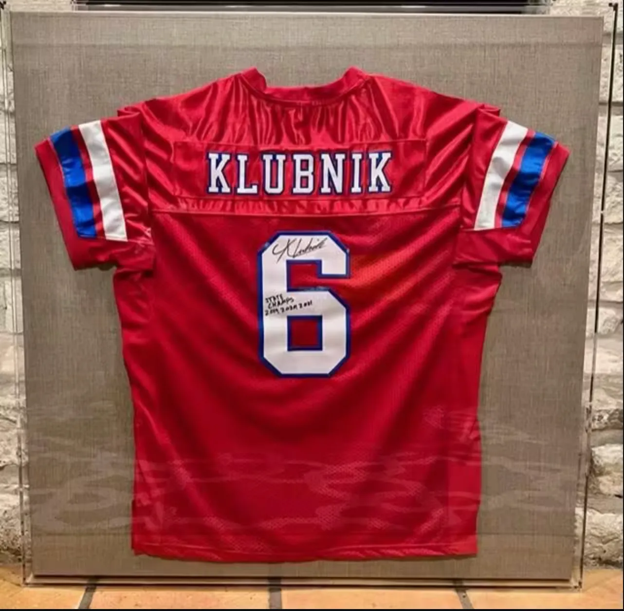 Jersey Shadowbox Display