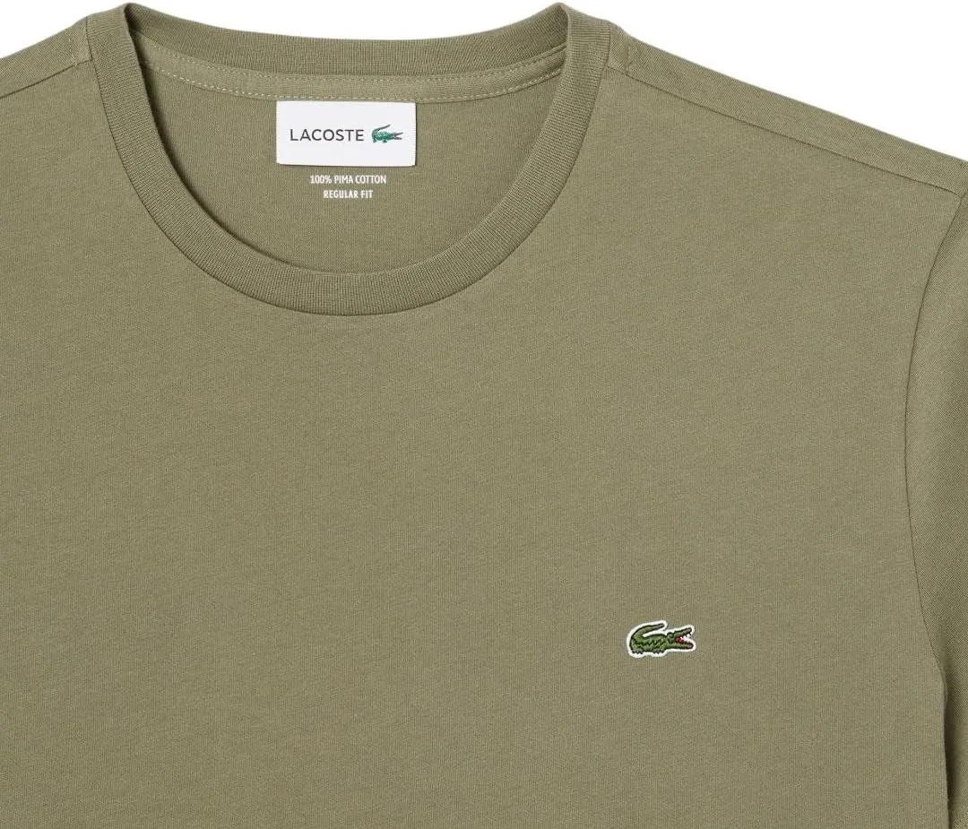 Lacoste Men's Crew Neck Short Sleeve Regular Fit Classic T-Shirt