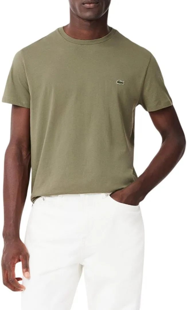 Lacoste Men's Crew Neck Short Sleeve Regular Fit Classic T-Shirt