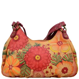 Large Ruched Hobo - 8078