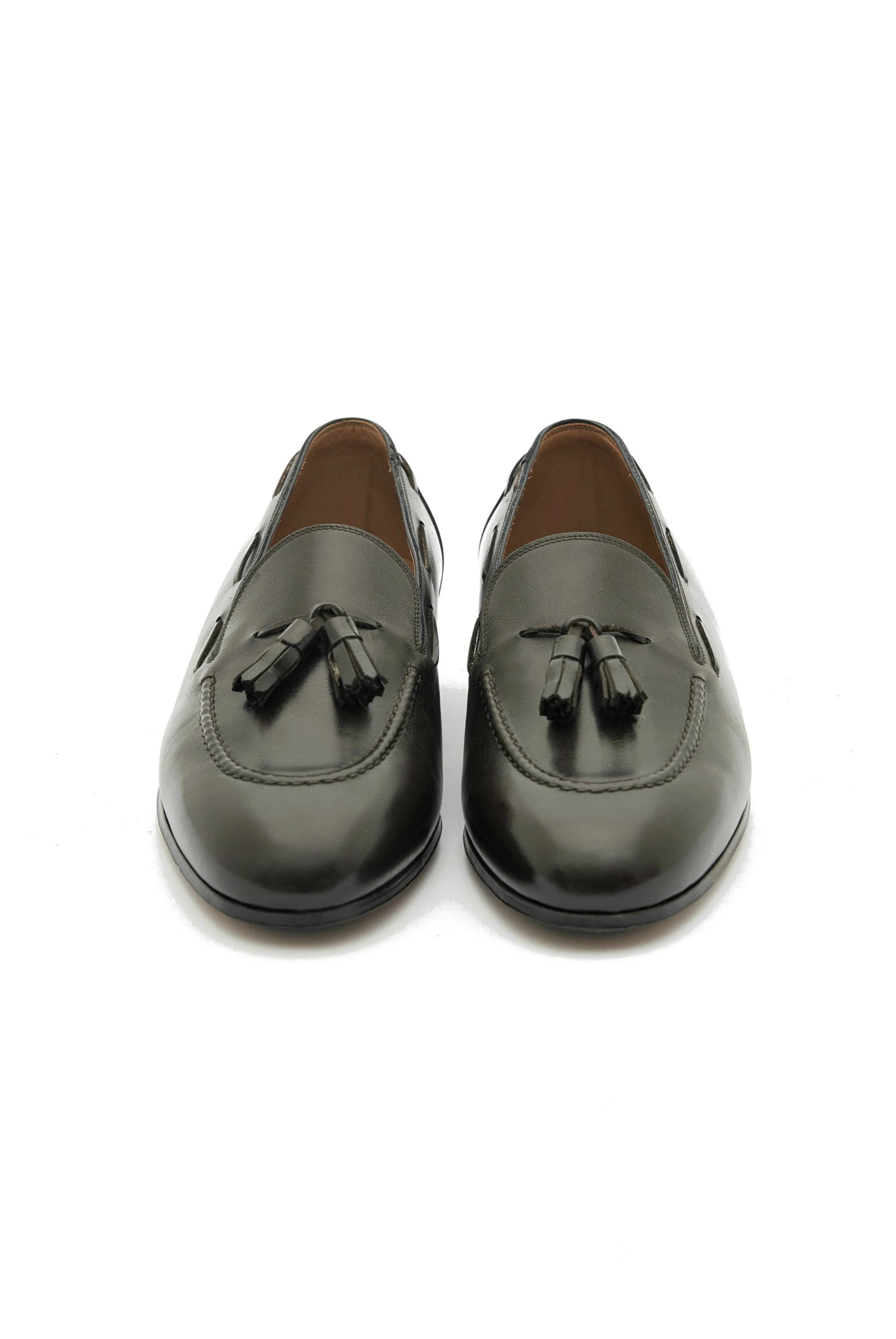 LOAFER WITH TASSELS FULL GRAIN CALF LEATHER BLAKE STITCHES