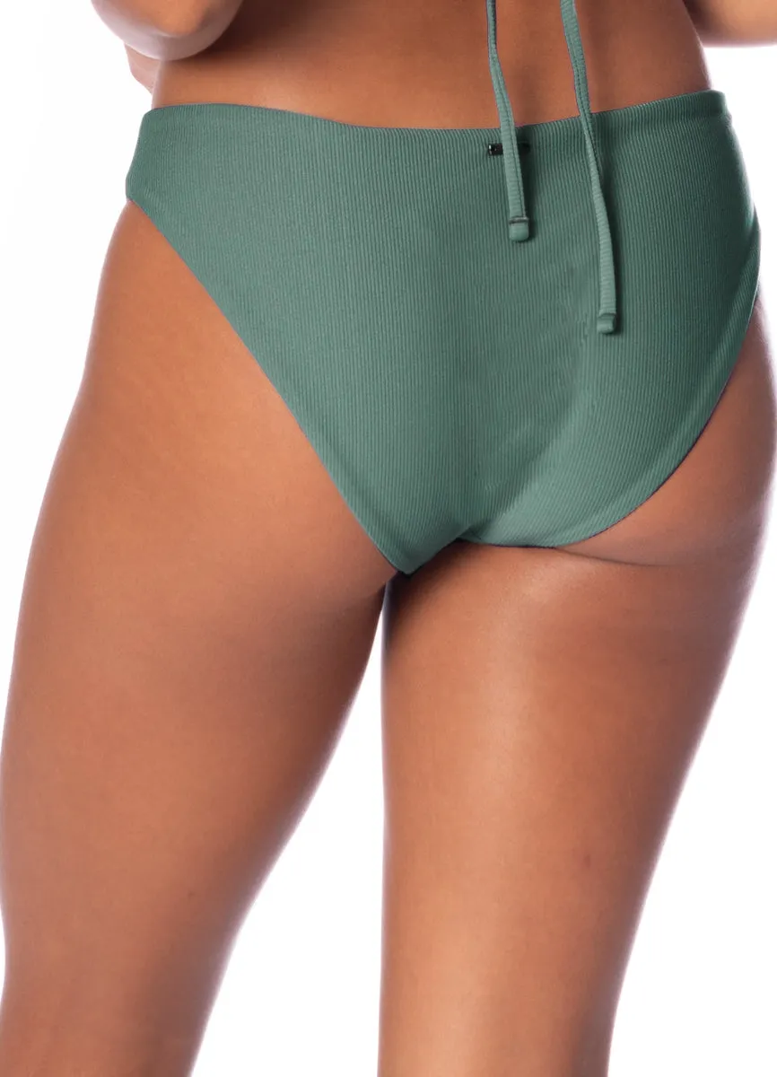 Maaji Eucalyptus Green Sublimity Regular Rise Classic Bikini Bottom