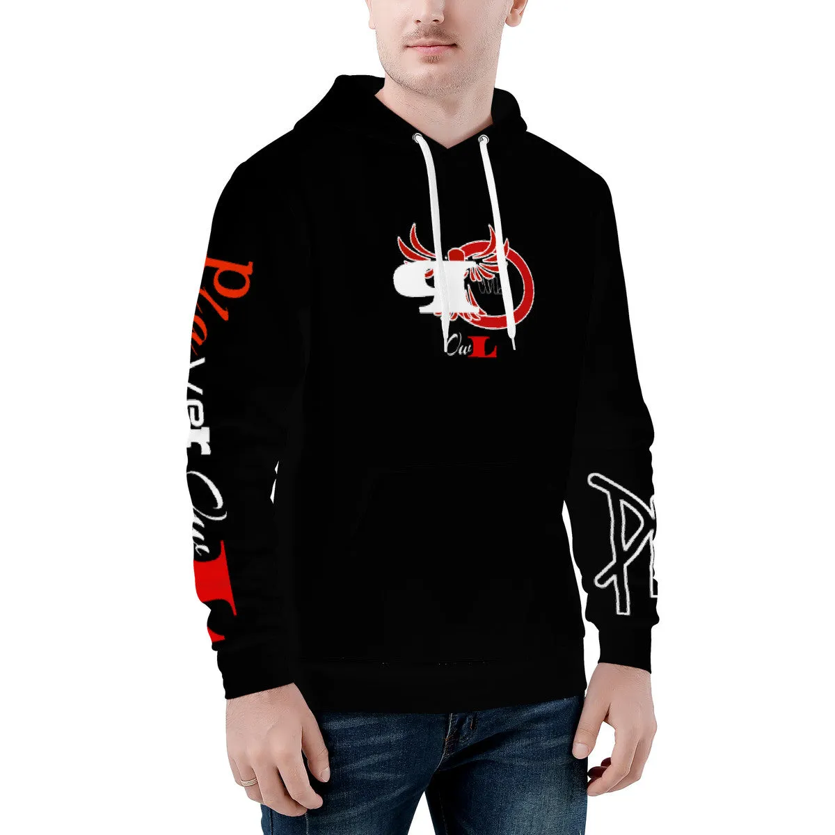Men's Hoodie Player Owl
