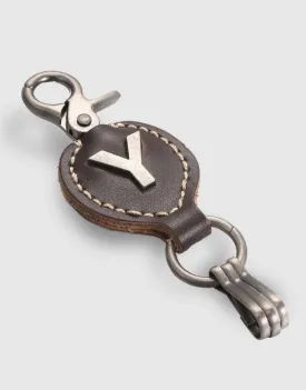 Monogrammed Ringlet Alphabet Keychain
