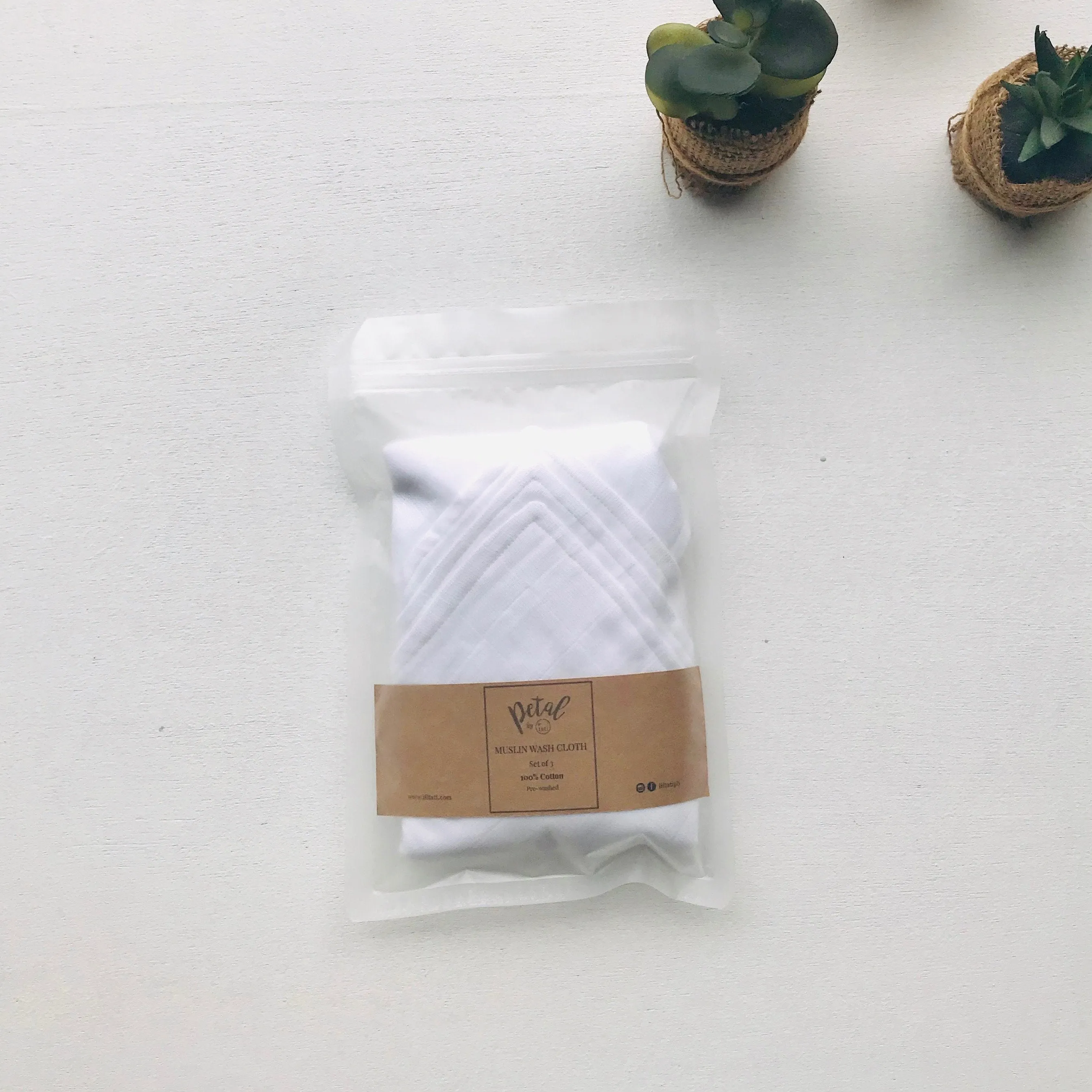 Organic Muslin Wash Cloth