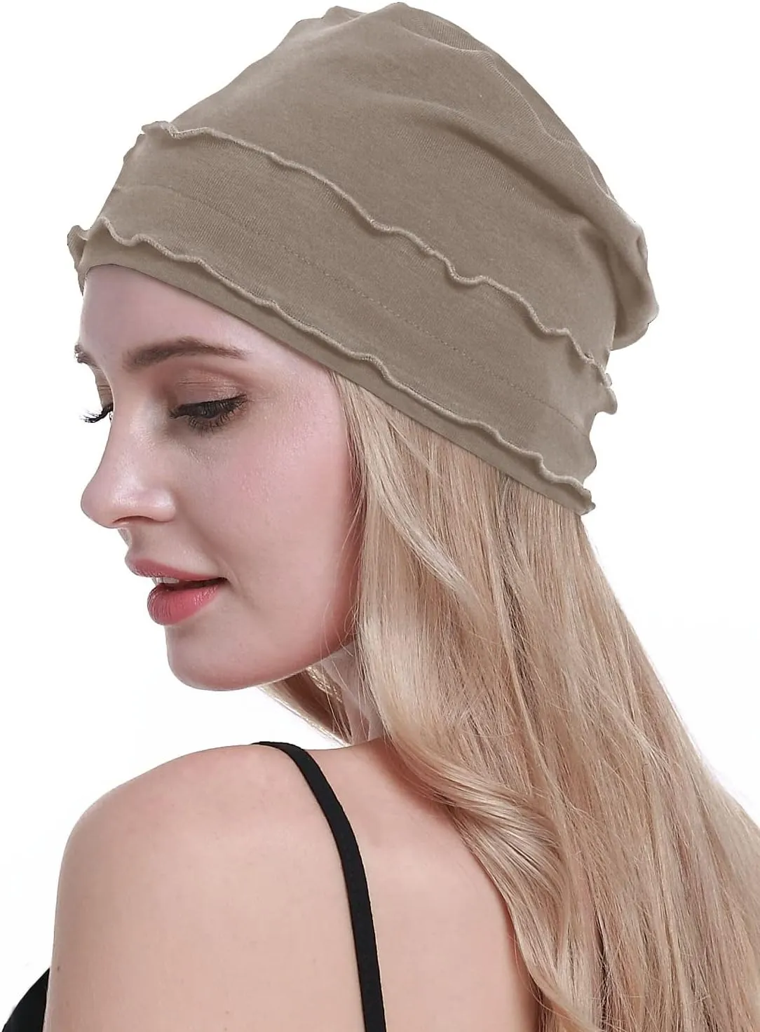 osvyo Chemo Headwear Turban Cap for Women - Cancer Beanie Hair Loss Sealed Packaging