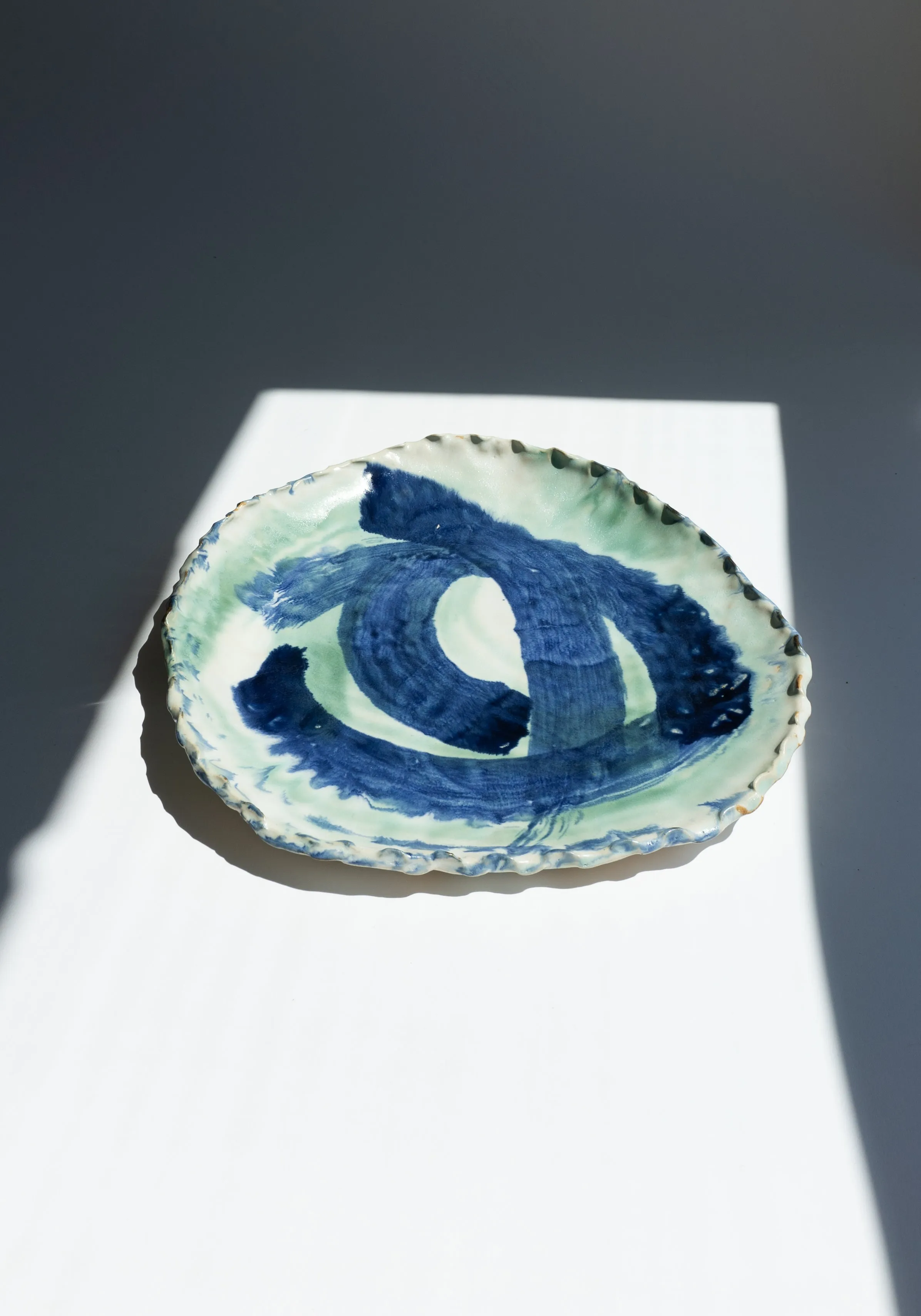 Painted Serving Platter