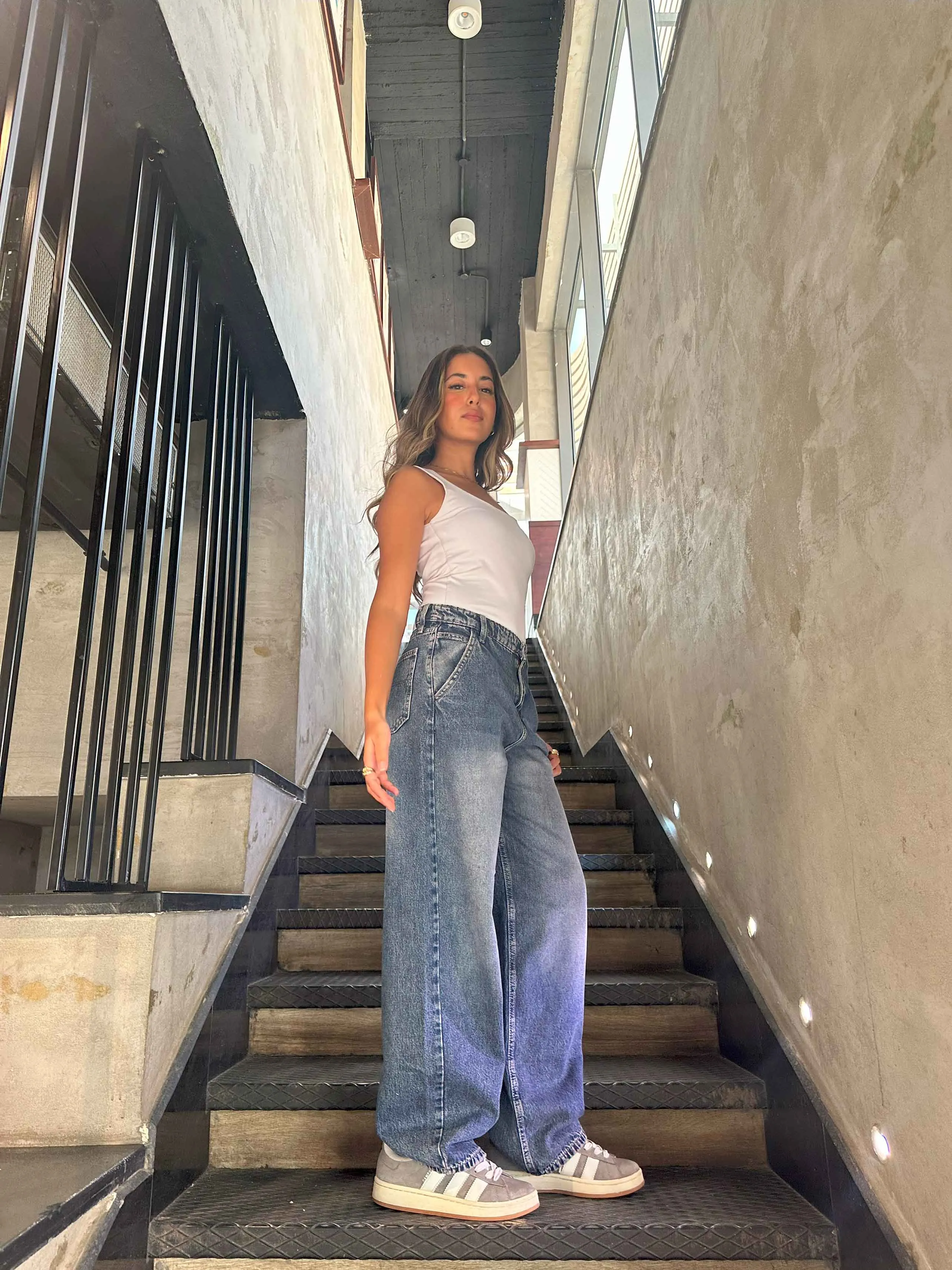 (Pre-Order) Skater - Mid Vintage Pink Jeans.