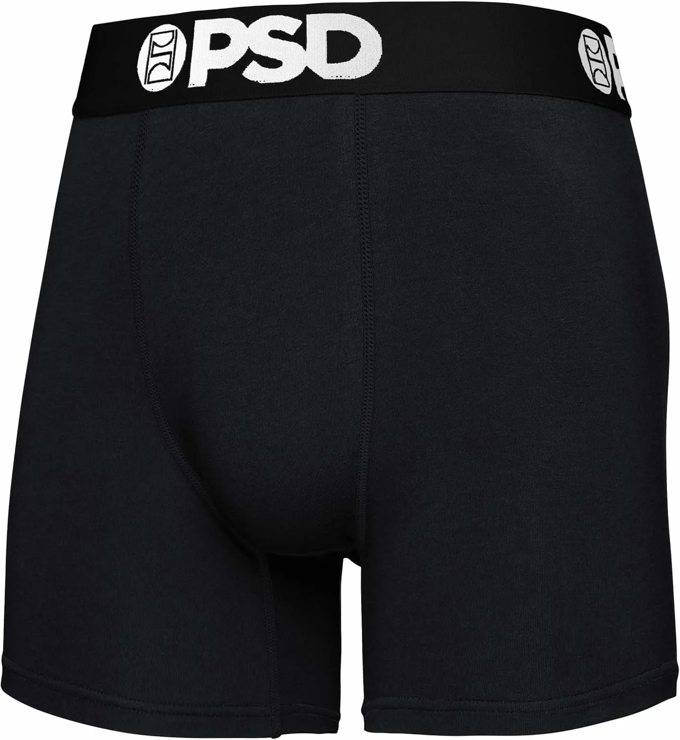 PSD Men's Mid Length Boxer Briefs - 5 Inch Inseam Breathable and Supportive Men's Underwear with Moisture-Wicking Fabric