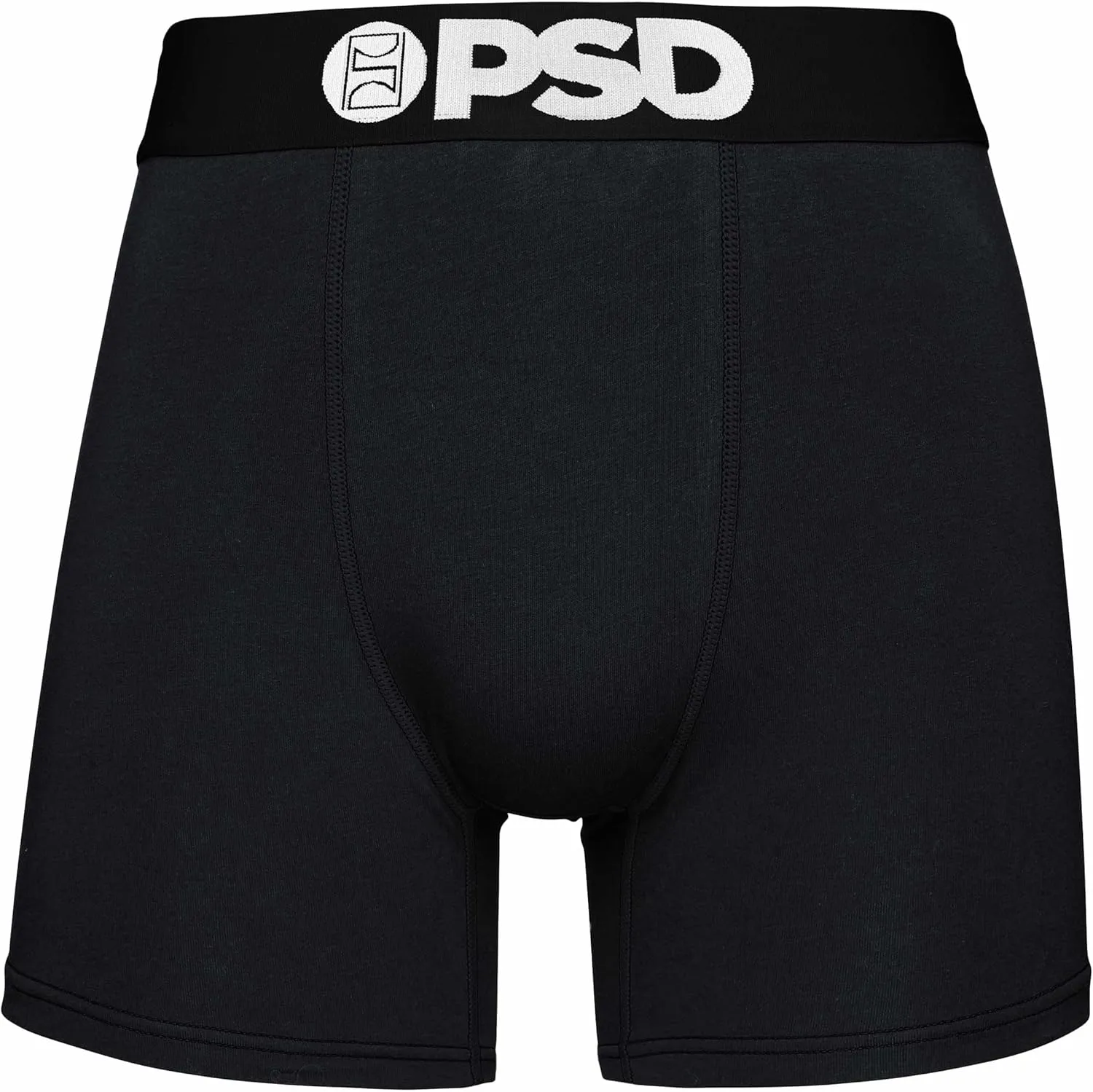 PSD Men's Mid Length Boxer Briefs - 5 Inch Inseam Breathable and Supportive Men's Underwear with Moisture-Wicking Fabric