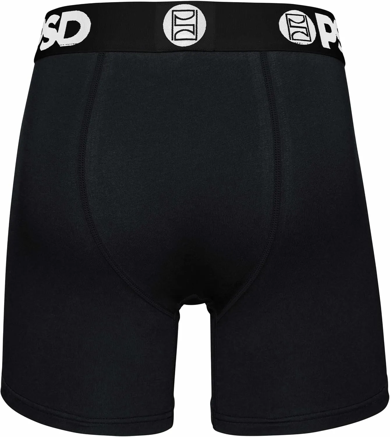 PSD Men's Mid Length Boxer Briefs - 5 Inch Inseam Breathable and Supportive Men's Underwear with Moisture-Wicking Fabric