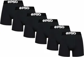 PSD Men's Mid Length Boxer Briefs - 5 Inch Inseam Breathable and Supportive Men's Underwear with Moisture-Wicking Fabric