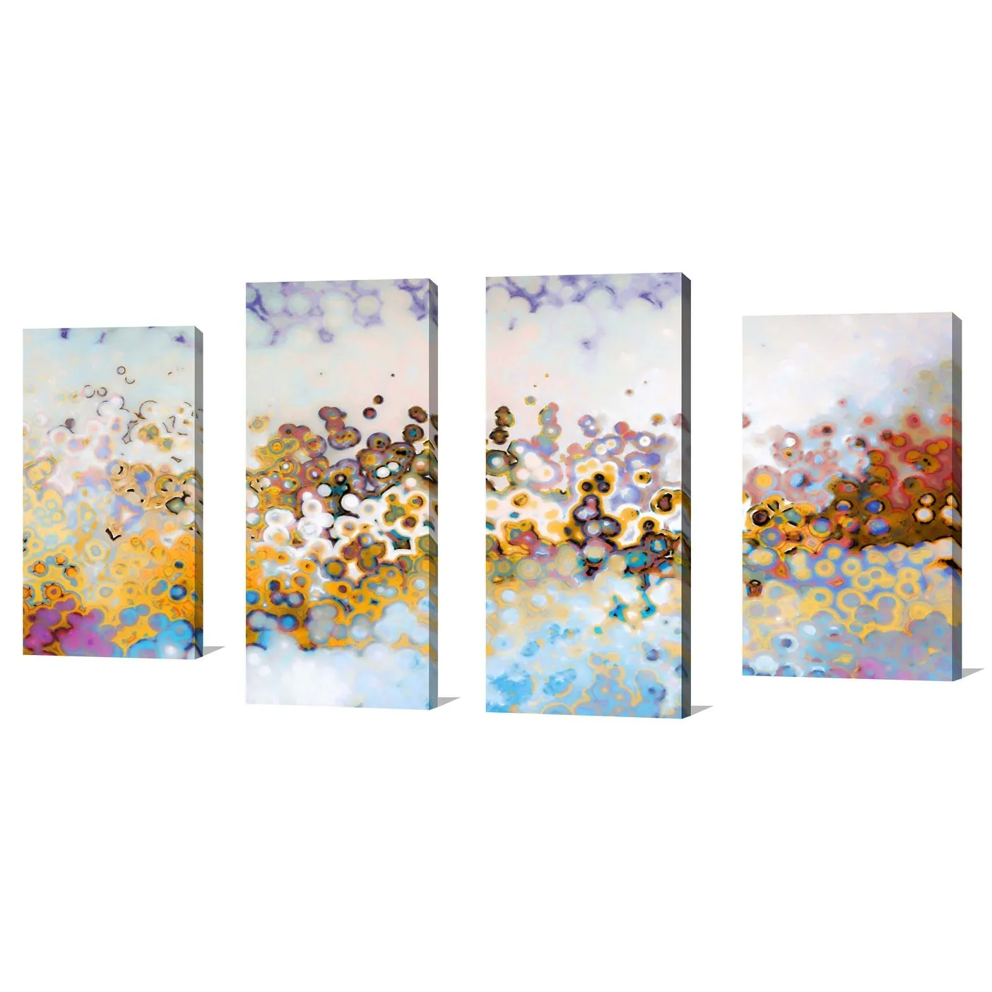 "1 John 1 3 Fellowship With God MAX" Print on Canvas Set of 4