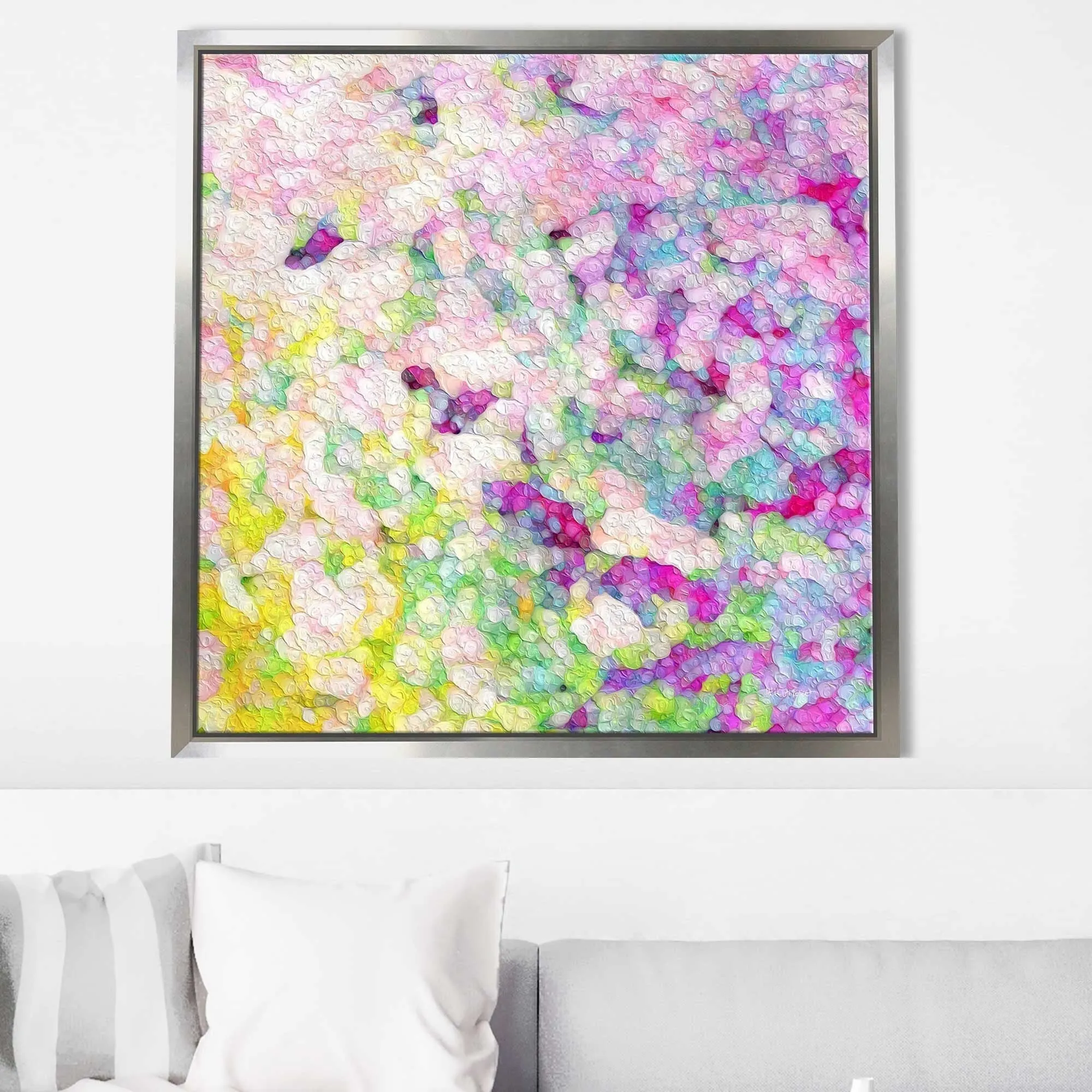 "1 John 4 7 You Are Born Of God (Square)" Print on Canvas