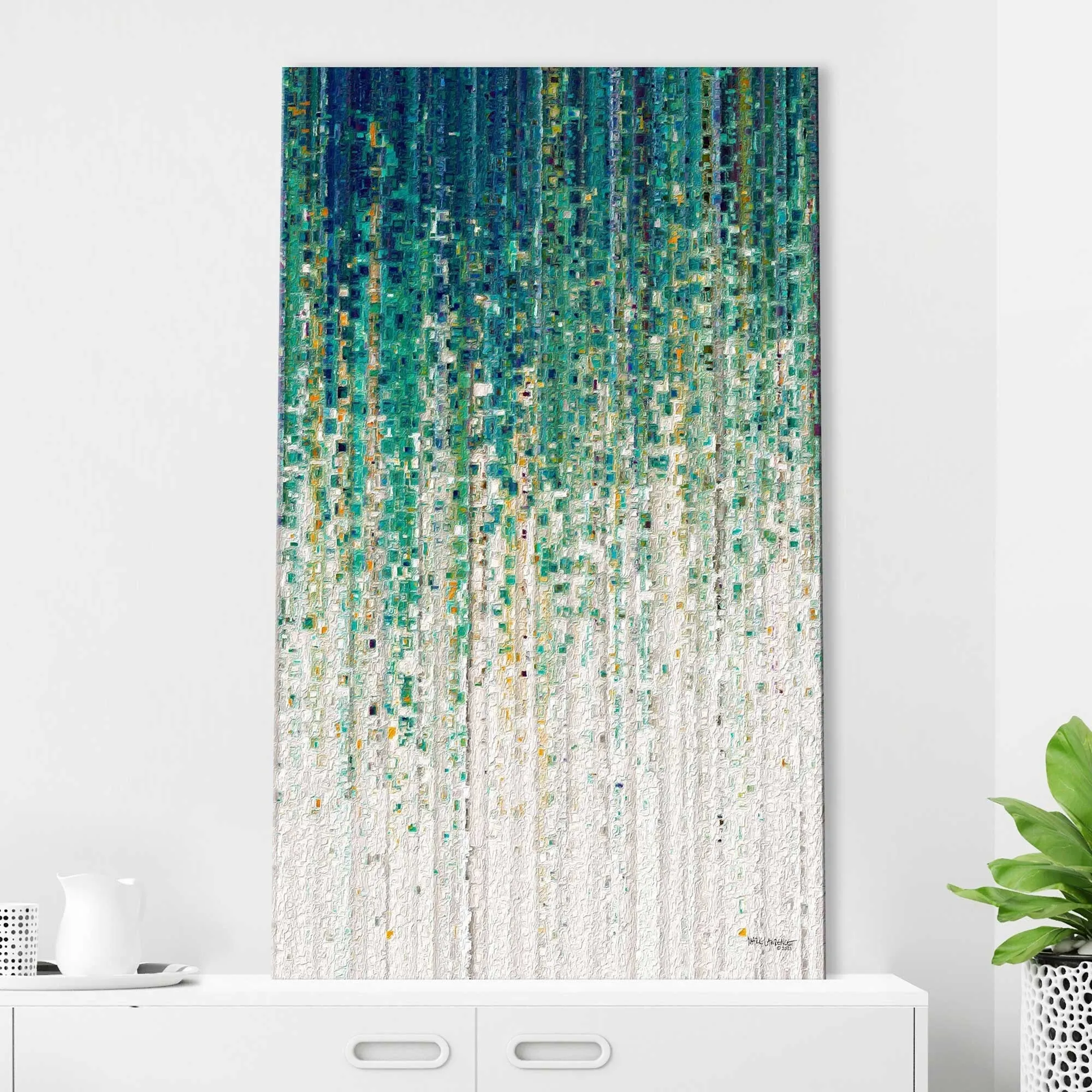 "1 Timothy 1 14 Abundant Grace" Print on Canvas