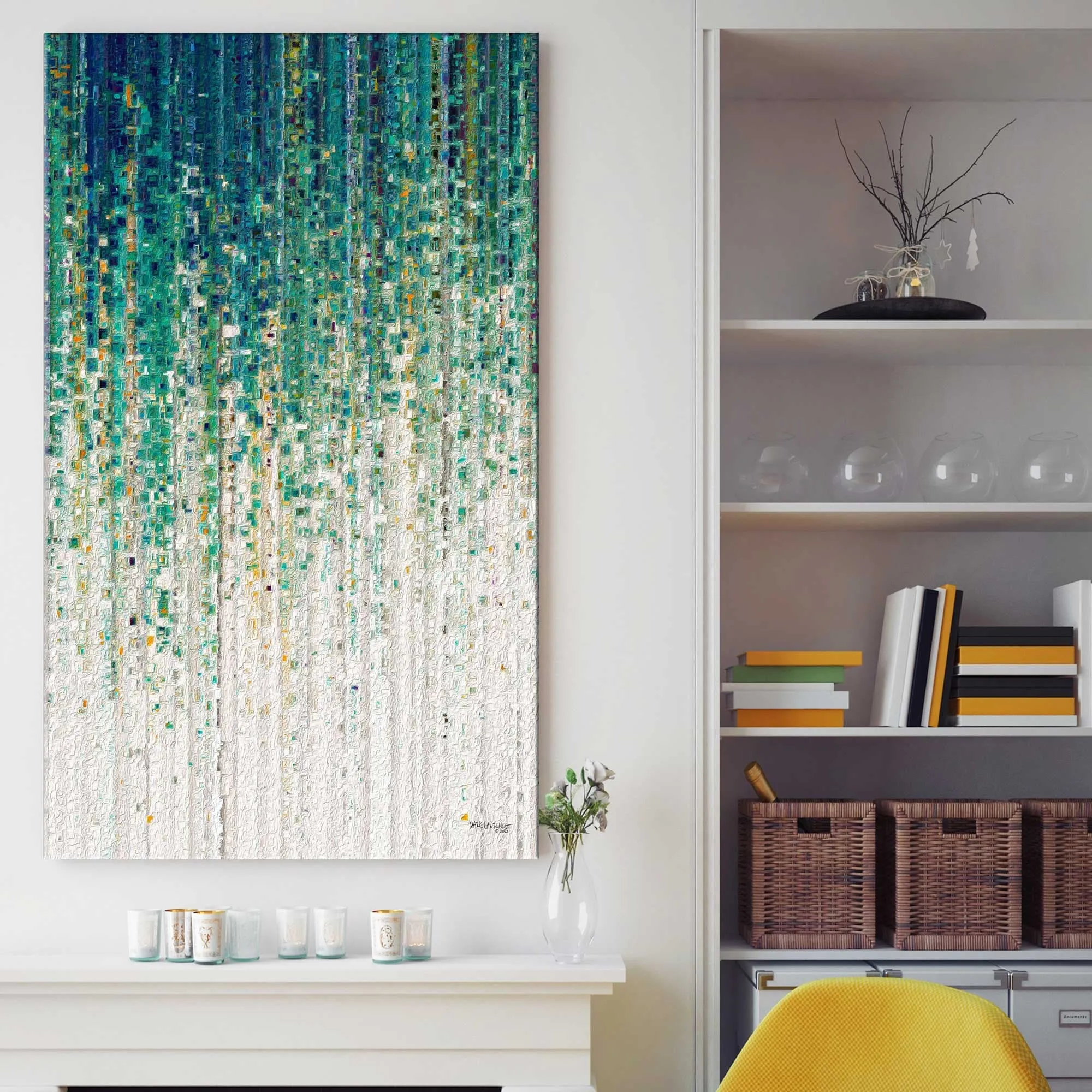 "1 Timothy 1 14 Abundant Grace" Print on Canvas