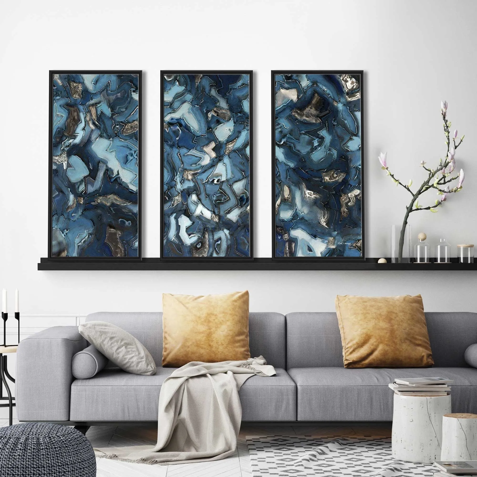 "1 Timothy 1 15 MAX" Print on Floating Canvas Set of 3