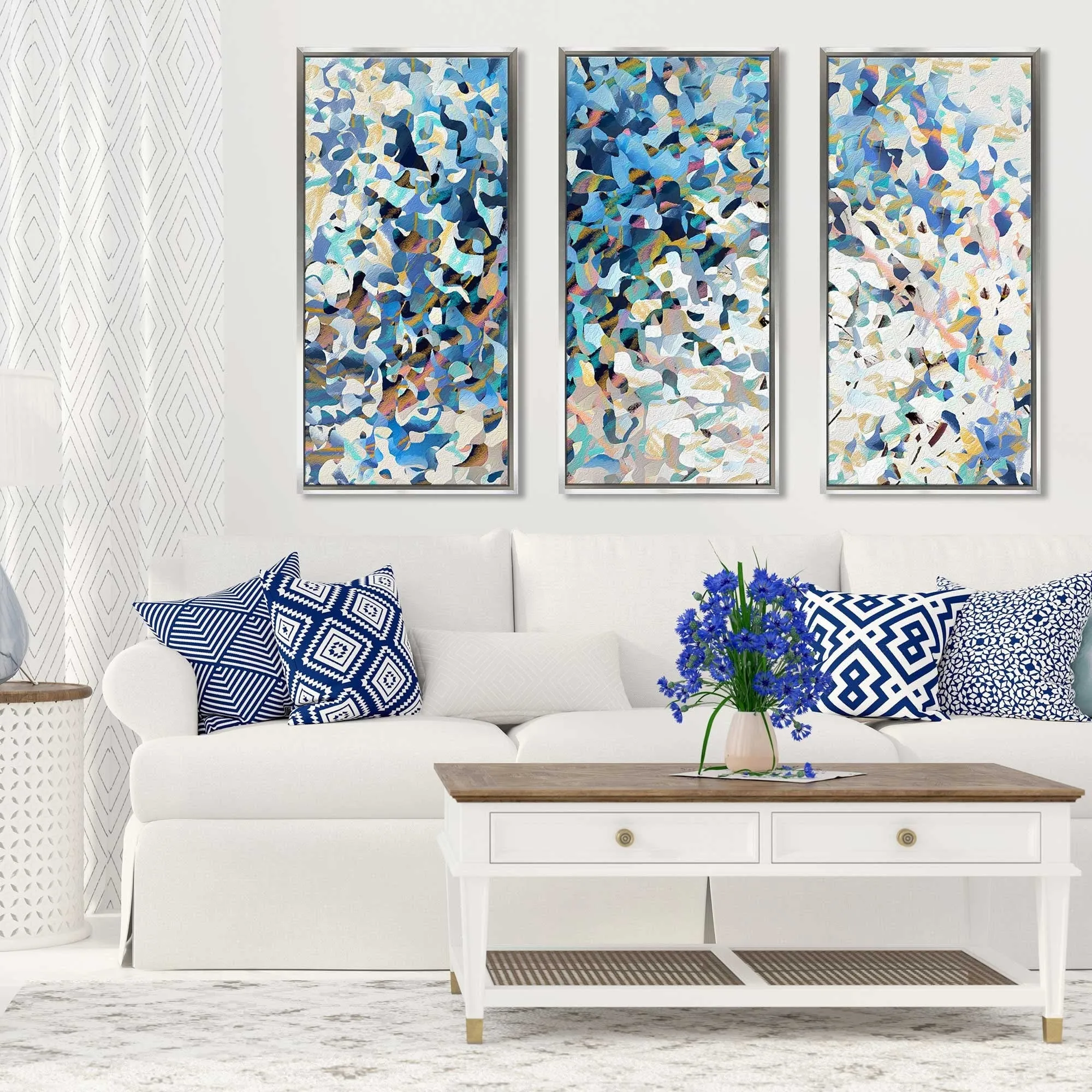 "2 Corinthians 6 10 Rejoice Always" Print on Floating Canvas Set of 3