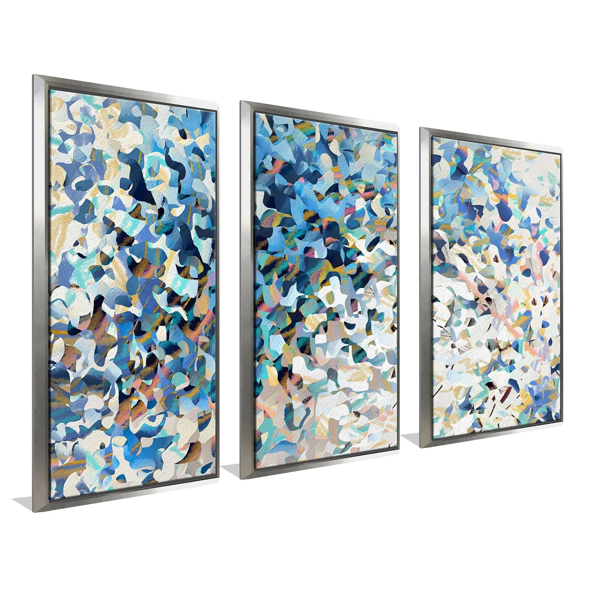 "2 Corinthians 6 10 Rejoice Always" Print on Floating Canvas Set of 3