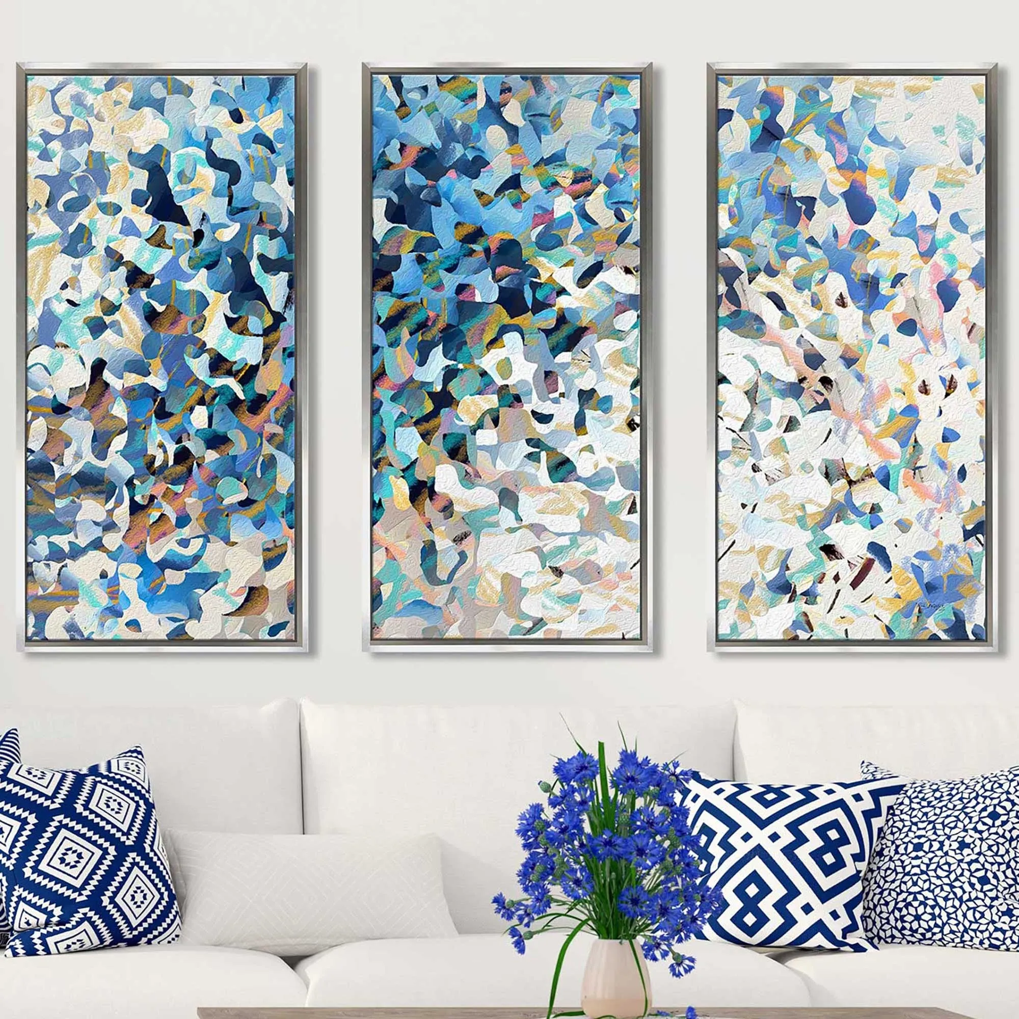 "2 Corinthians 6 10 Rejoice Always" Print on Floating Canvas Set of 3