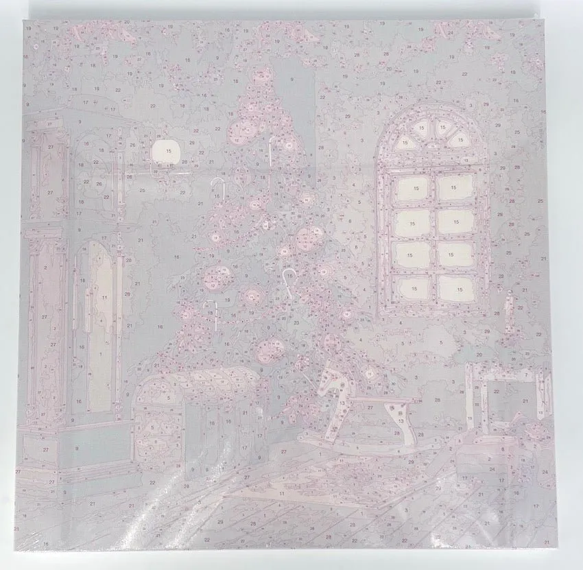 "Christmas Magic" Paint By Numb3rs Kit 50x50cm