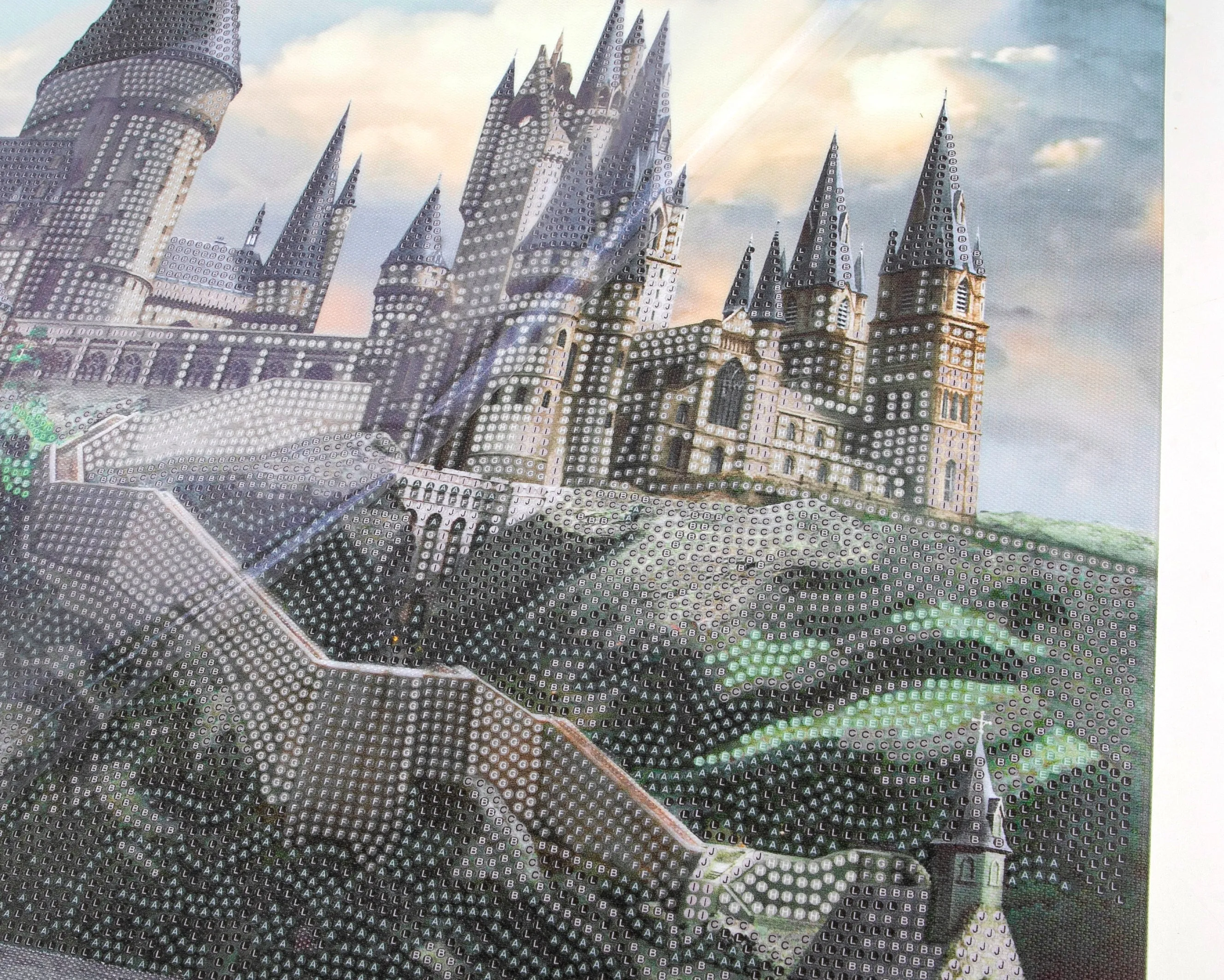 "Hogwarts Castle" Harry Potter Crystal Art Canvas Kit 40x50cm