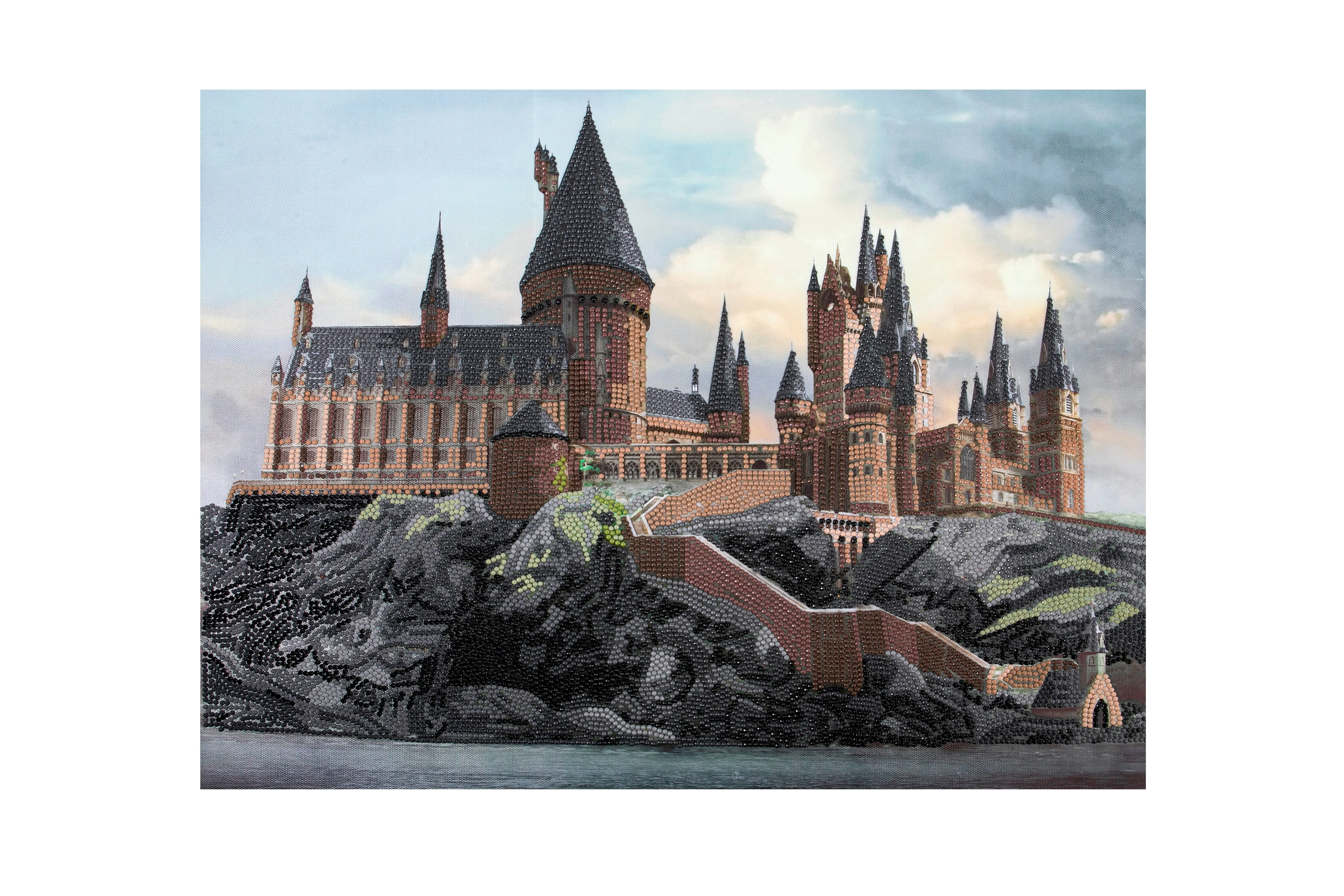 "Hogwarts Castle" Harry Potter Crystal Art Canvas Kit 40x50cm