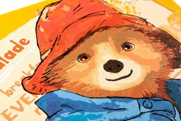 "Paddington Bear Breakfast Time" Paint By Numb3rs Framed Kit 30x30cm