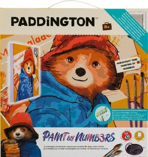 "Paddington Bear Breakfast Time" Paint By Numb3rs Framed Kit 30x30cm