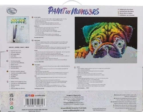 "Pup's Dream" Paint by Numb3rs Framed Kit 30x40cm