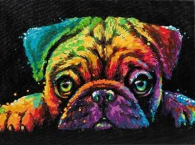 "Pup's Dream" Paint by Numb3rs Framed Kit 30x40cm