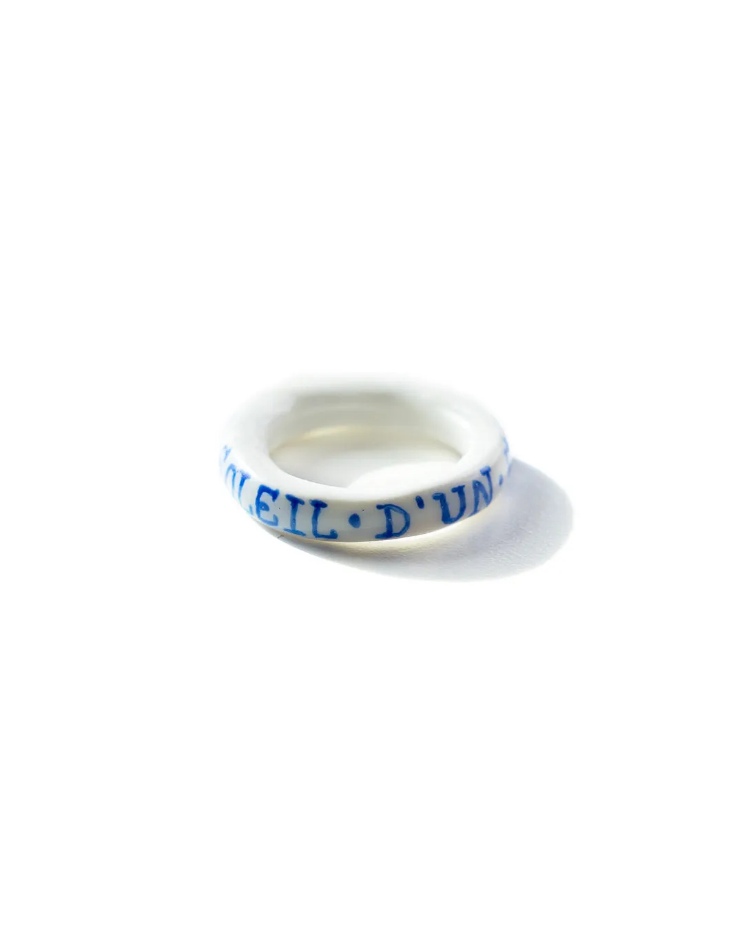 "Soleil d'un été sans fin" Handwritten Ring