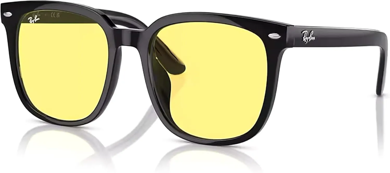 Ray-Ban RB4401D Square Sunglasses for Men for Women   BUNDLE With Designer iWear Complimentary Eyewear Kit
