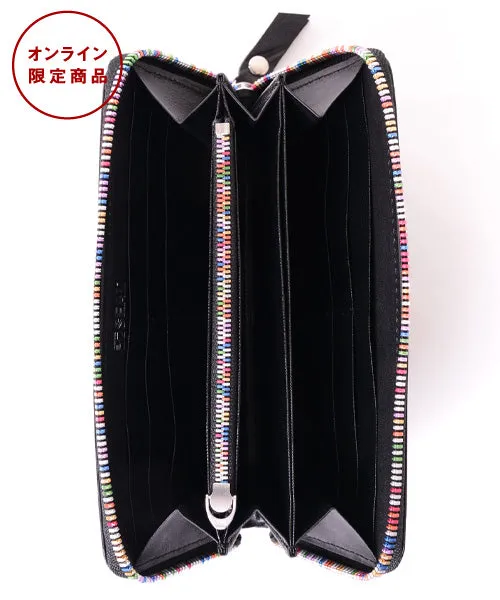Seal Long wallet / Multi colored zipper (PS-035M)