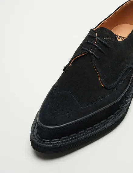 Strummer Black Suede Creeper