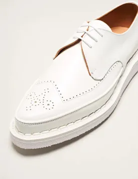 Strummer White Leather Creeper
