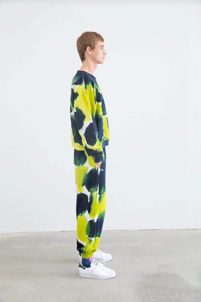 TRACKSUIT SET  -Navy/Lime Green