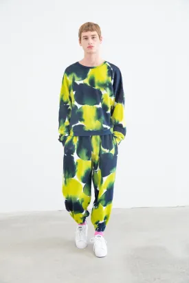 TRACKSUIT SET  -Navy/Lime Green