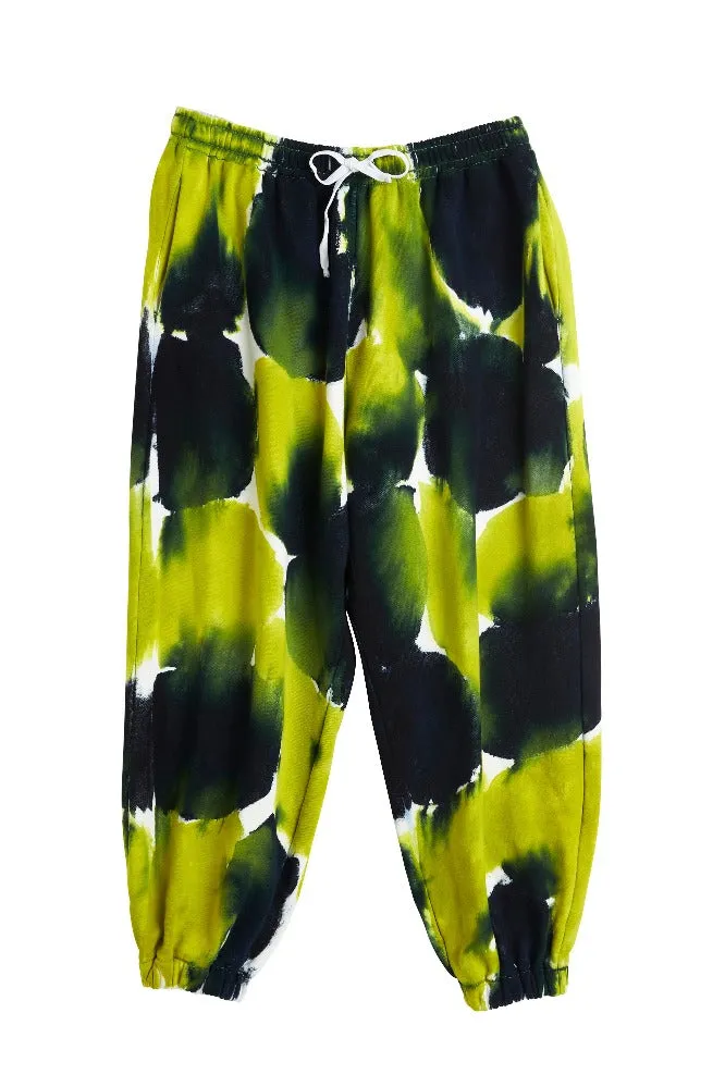 TRACKSUIT SET  -Navy/Lime Green