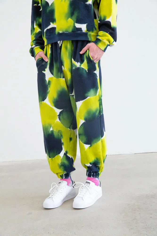 TRACKSUIT SET  -Navy/Lime Green