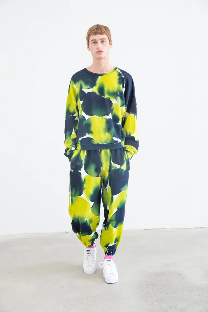 TRACKSUIT SET  -Navy/Lime Green