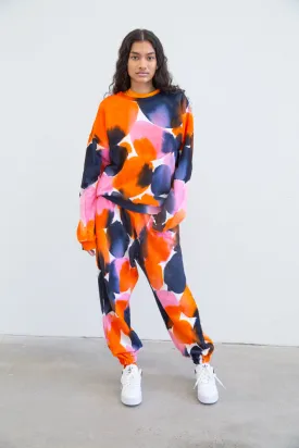 TRACKSUIT SET  -Navy/Orange/Pink